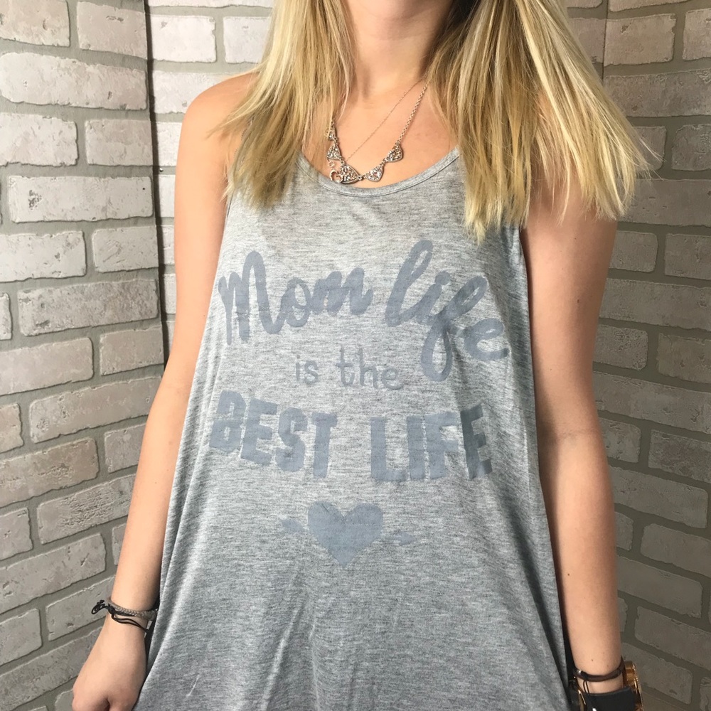 🧚🏻‍♀️MOM LIFE🧚🏾‍♂️ Plus Size Soft Tank